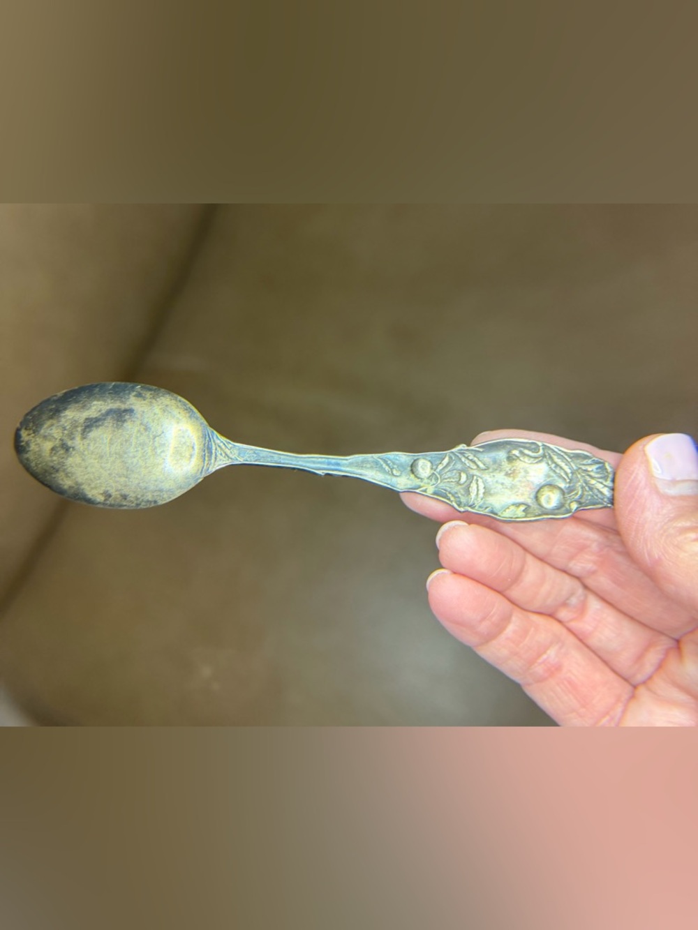 Vintage Sterling Silver San Gabriel Mission Spoon Los Angeles CA Souvenir .925 - Picture 7 of 11